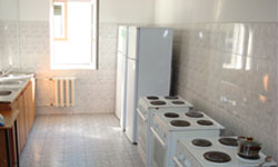 Кухонные помещения в общежитиях 